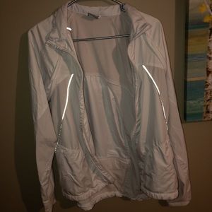 White Nike Windbreaker